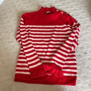 Red striped sailor sweater